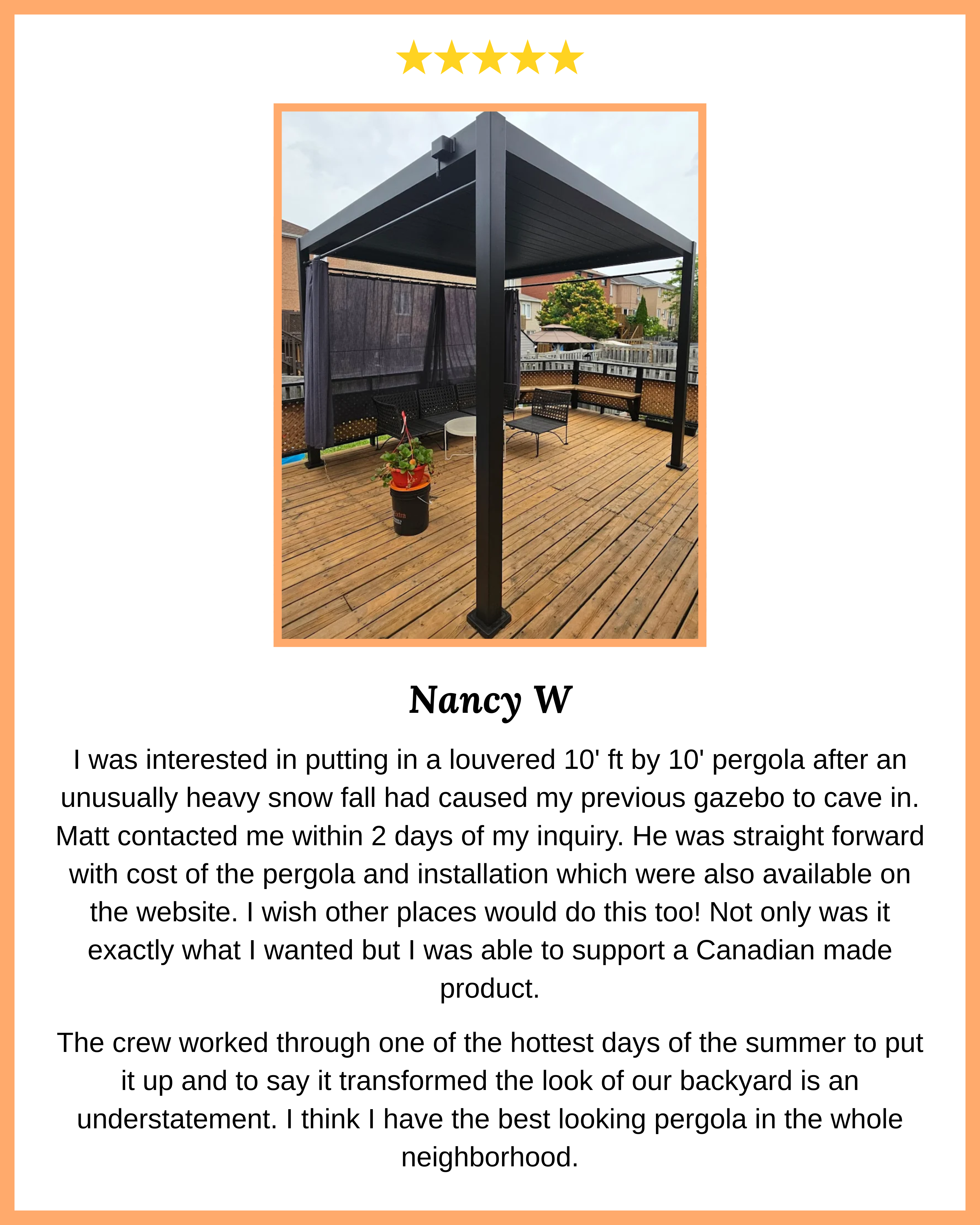 Client Review - Nancy W